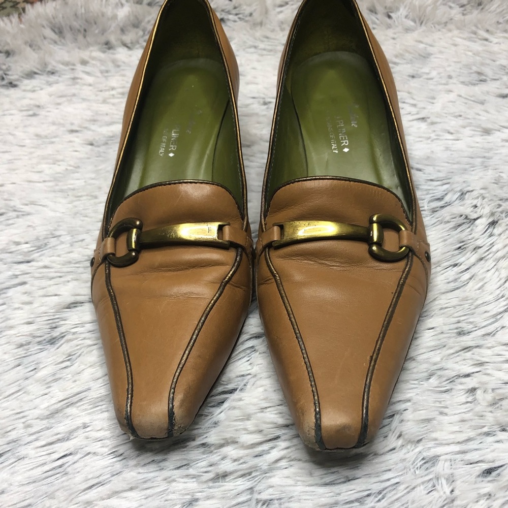 Donald J Pliner Morna 6.5 Couture Brass Horse Bit